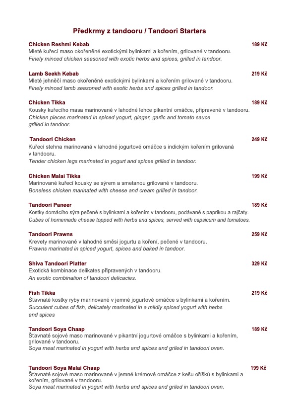 Menu Shiva Restaurant And Bar-3